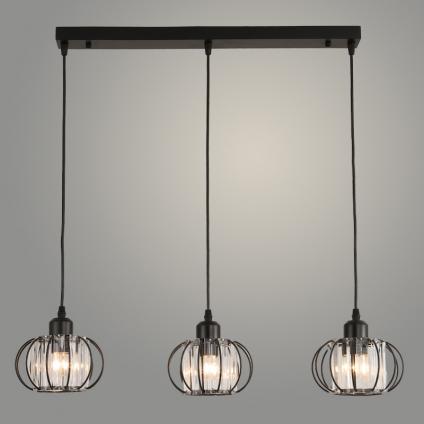 Подвес G21000/3HT BK черный 3х60W E27 L780 h1000